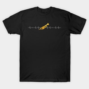 Trumpet heartbeat T-Shirt